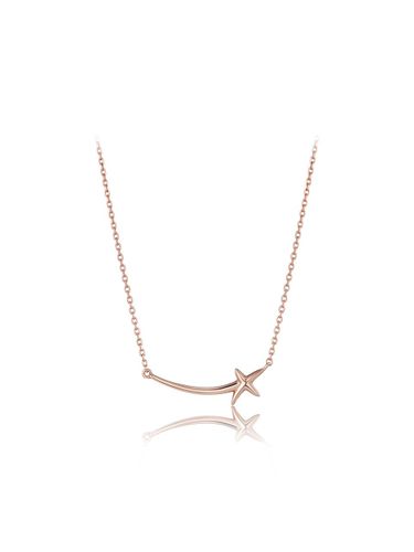 K Rose Gold Glass Closure Necklace (JDPNRYF40XX) - DIDIER DUBOT - Modalova