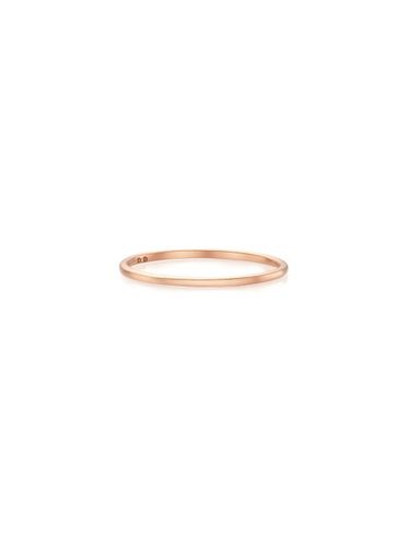 Rose Gold Celestite Glass Ring (JDRRRQS01XX) - DIDIER DUBOT - Modalova