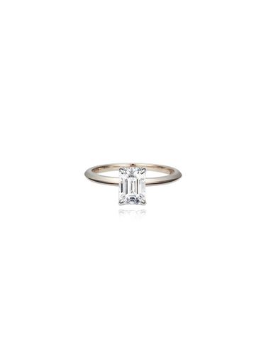 K Moissanite Emerald Cut Sensual Ring (JDSRN3F53SC) - DIDIER DUBOT - Modalova