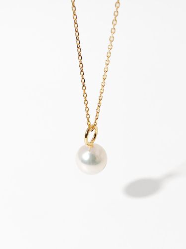 K Herge Akoya Pearl Pendant Necklace [Beige] - MAYBETOI - Modalova