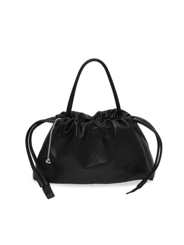 Leather Rustic Bucket Bag [Black] - SETTLE HARBOR - Modalova