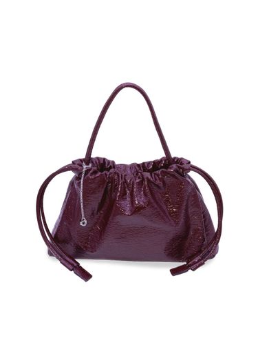 Leather Adjustable Bucket Bag [Burgundy] - SETTLE HARBOR - Modalova