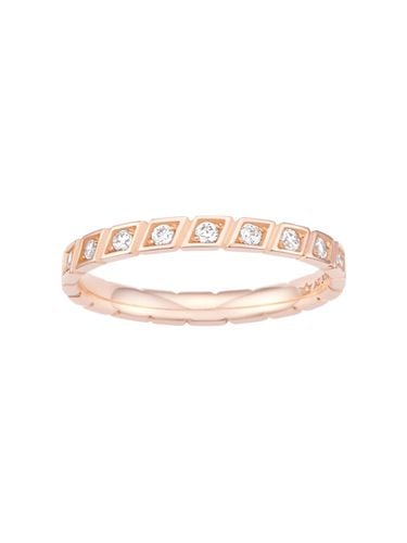 K Rose Gold C.Z Trapezoidal Ring (JJMBCQ5B1452R4110) - J.ESTINA - Modalova