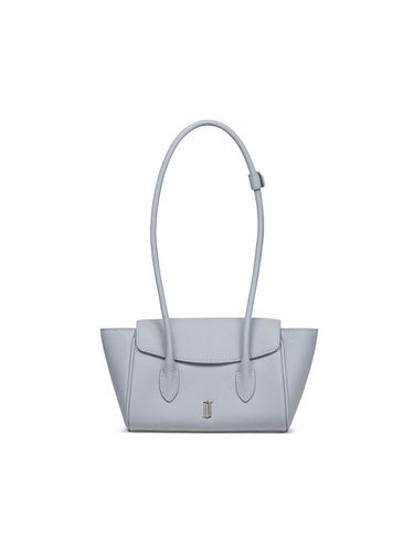 Curved Leather Shoulder Bag [Light Blue] (JHNCHA5BS837LB010) - J.ESTINA - Modalova