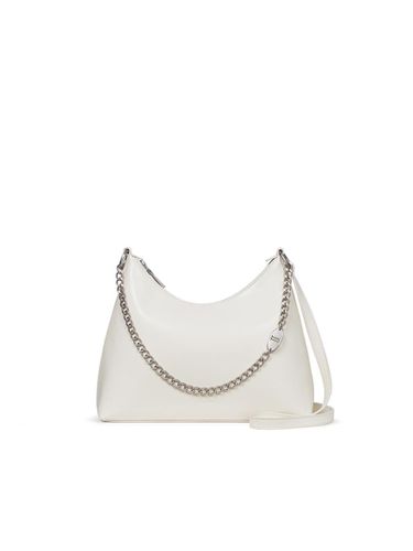 Synthetic Leather Curved Hobo Bag [Ivory] (JHNCHA5BS955IV980) - J.ESTINA - Modalova