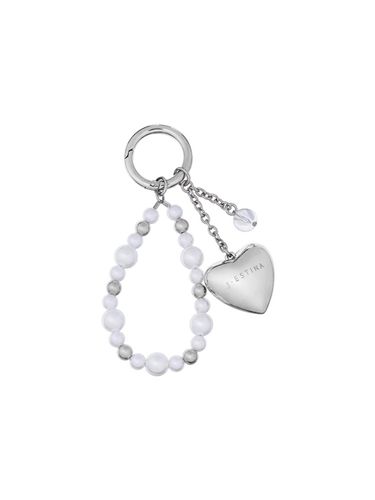 Heart Pearl Elegant Silver Keyring (JEACEA5BS975SI360) - J.ESTINA - Modalova