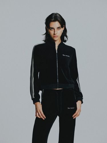 Velvet Tape Regular Fit Jacket [Black] - iba nenets - Modalova