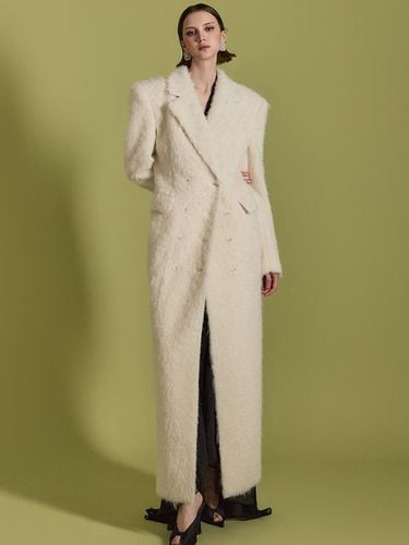 Long Beige Polyester Coat (KSH42O2JK050) - Kelly Shin - Modalova