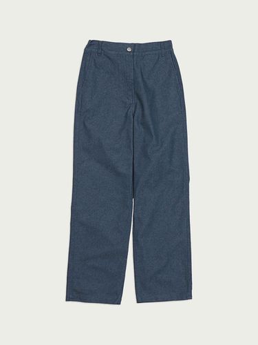 High-Waist Straight Denim Pants [Indigo] (251502SID) - CHIQUITA - Modalova