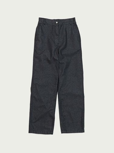 High-Waist Straight Denim Pants [Black] (251502SBK) - CHIQUITA - Modalova