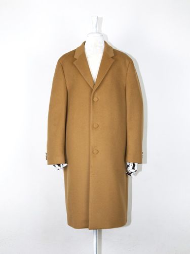 Cashmere-Wool Three Button Single Minimalist Coat - GOZER - Modalova