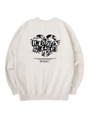 Heavyweight Cotton Oversized Sweatshirt [Cream] - RADINEO - Modalova