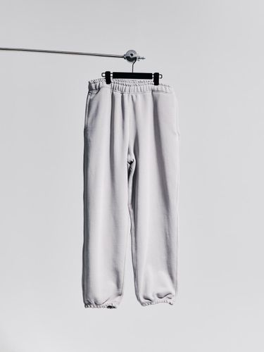 Oversized Mud Washed Cotton Sweatpants - GOZER - Modalova