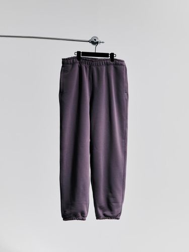 Oversized Soft-Touch Cotton Sweatpants [Charcoal] - GOZER - Modalova