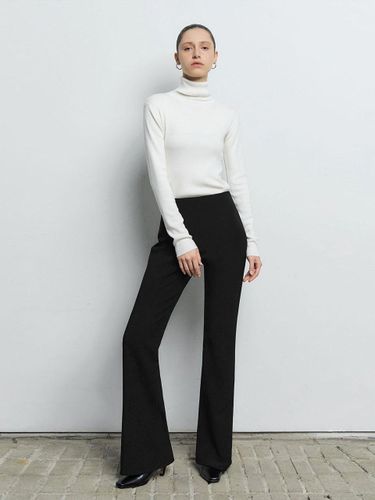 Stretch Fleece-lined Bootcut Slacks - ONE - Modalova