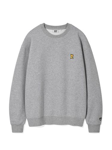 Signature Kiki Patch Cozy Sweatshirt [Grey] - Wacky Willy - Modalova