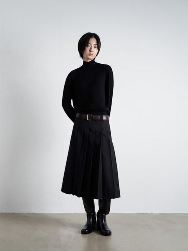 S Wool Blend Pleated Skirt [] (TA5127A115) - The Aperture - Modalova