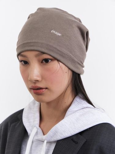 Embroidered Logo Cotton Stretchy Beanie - etape - Modalova