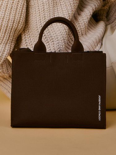 Lattice Knit Sustainable Tote Bag [Cinnamon Brown] - JOSEPH & STACEY - Modalova