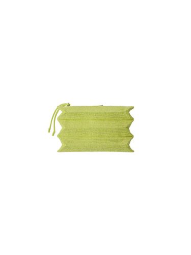 Lucky Pleats Knit Recycled Pouch [GREEN] - JOSEPH & STACEY - Modalova