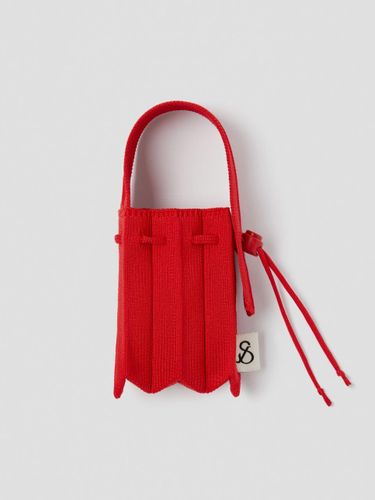 Pleats Knit Nano Bag [RED] - JOSEPH & STACEY - Modalova