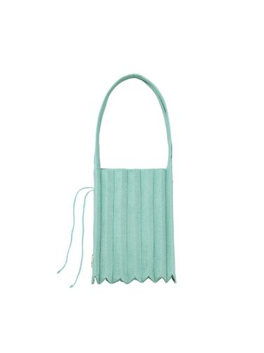 Recycled Pleated Knit Bag [Jade] - JOSEPH & STACEY - Modalova