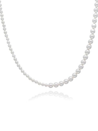 Swarovski Pearl 925 Silver Necklace (925 SV) - dmoment - Modalova