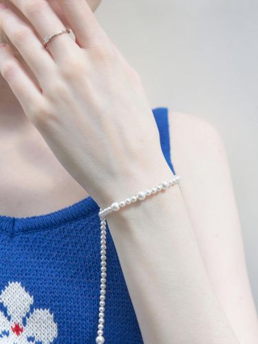 Swan Swarovski Pearl 925 Sterling Bracelet [] - dmoment - Modalova