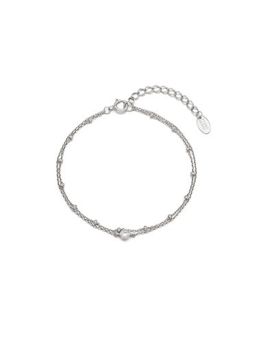 Double Chain Sterling Silver Bracelet (SC1764) - STONEHENgE - Modalova