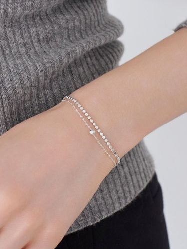 Delicate Korean 925Silver Bracelet - dmoment - Modalova