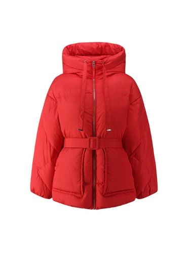 Volume Hood Belted Premium Down Jacket (NADW0-WIH020_250) - comgen - Modalova