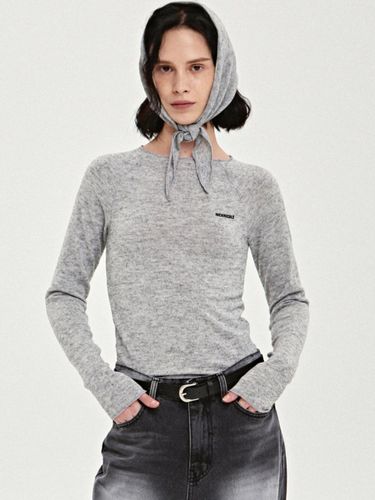 Raglan Knit Set Top [GRAY] - NICK&NICOLE - Modalova