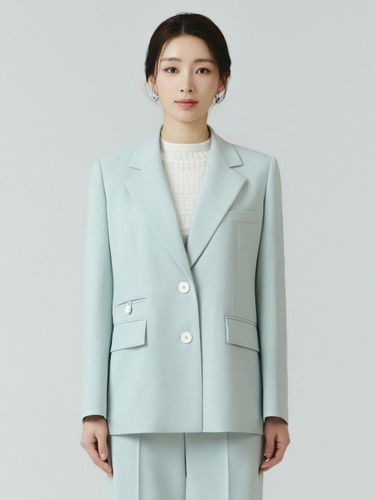 Point Button Single Tailored Stretch Jacket (ITO2BJK510) - itMICHAA - Modalova