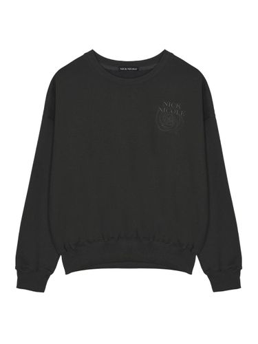 Mini Volume Nicole Rose Sweatshirt [Charcoal] - NICK&NICOLE - Modalova