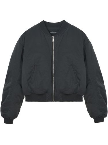 Volume Bomber Fleece Padded Jacket [Charcoal] - NICK&NICOLE - Modalova