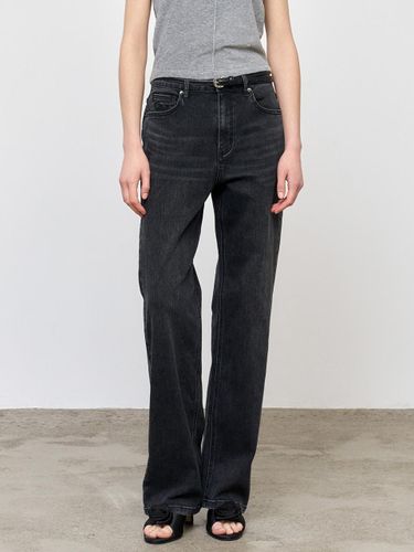 Stretch Straight Classic Denim Pants [BLACK] (WBE1L11502) - GENERAL IDEA - Modalova