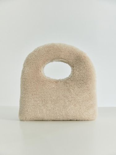 Eco Fur Snap Button Bag [Black] - MOHAN - Modalova