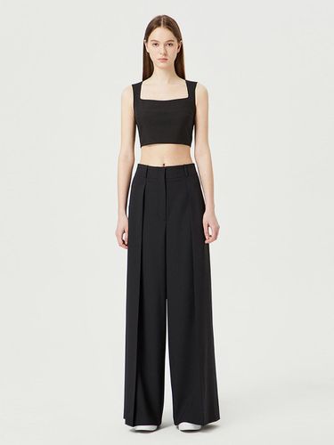 Square Neck Slim Fit Crop Top [] (NADU4-WRC070_450) - comgen - Modalova