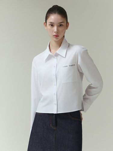 Stripe Slim Fit Crop Blouse (ITP2YBL700) - IT MICHAA - Modalova