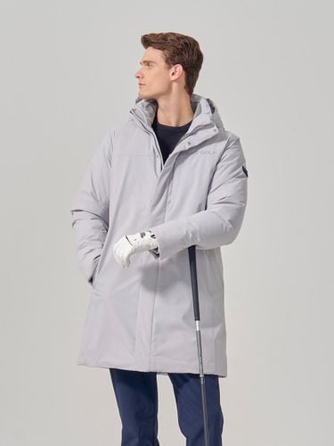 Quilted Down Water-Resistant Jacket [Light Gray] - DKNYGOLF - Modalova