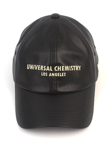 Leather Adjustable Classic Ball Cap [Black] - Universal chemistry - Modalova