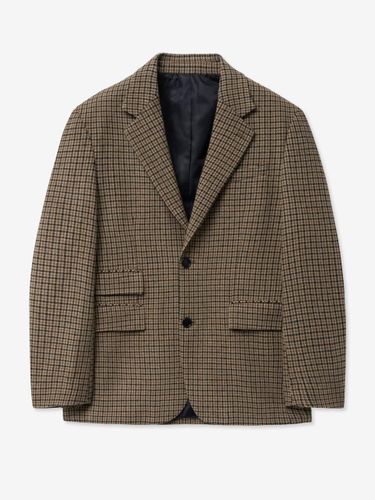 Loose Fit Gunclub Check Wool Single-Breasted Blazer [Beige] (TNJA5E104I2) - TNGT - Modalova