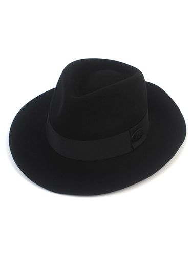 V Wire Line Wool Fedora [Black] - Universal chemistry - Modalova