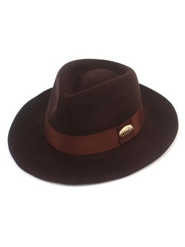 V Wire Line Wool Fedora [Brown] - Universal chemistry - Modalova