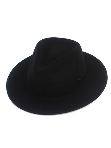 Wool Adjustable Unisex Fedora [Black] - Universal chemistry - Modalova