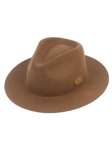 Oversized Wool Classic Fedora [Beige] - Universal chemistry - Modalova