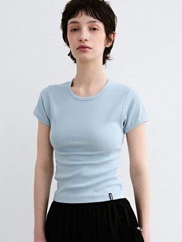 Basic Slim Cotton Modal Top [SORA] - NICK&NICOLE - Modalova