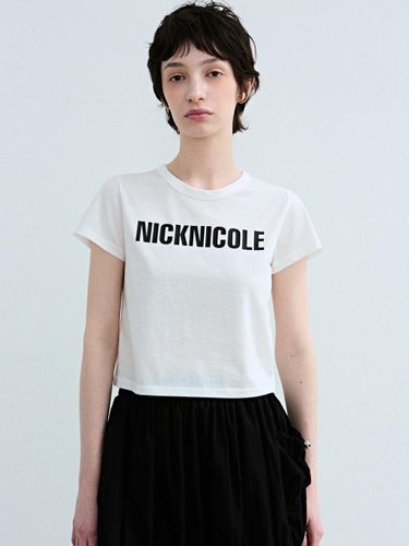 Chunky Cotton Crop Top [Beige] - NICK&NICOLE - Modalova