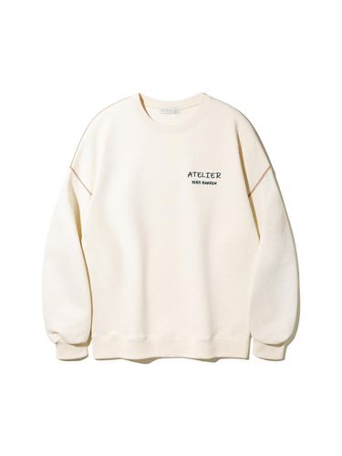 Oversized Heavyweight French Terry Sweatshirt [] (BK5961) - BAKKEN - Modalova