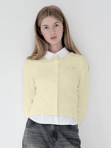 Soft Touch Standard Length Relaxed Fit Cardigan [Ivory] - KIRSH - Modalova